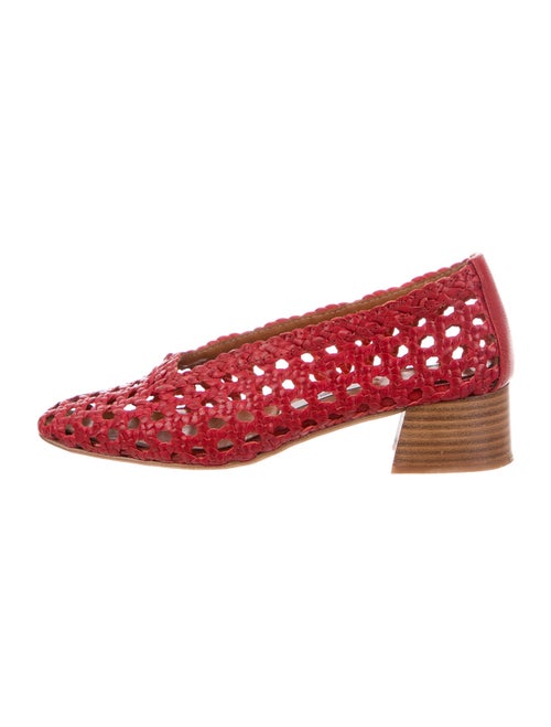 Miista Leather Pumps Red
