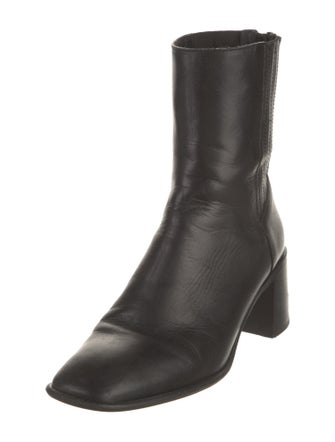 Miista Leather Sock Boots