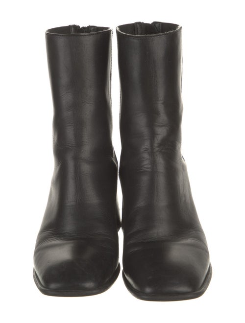 Miista Leather Sock Boots