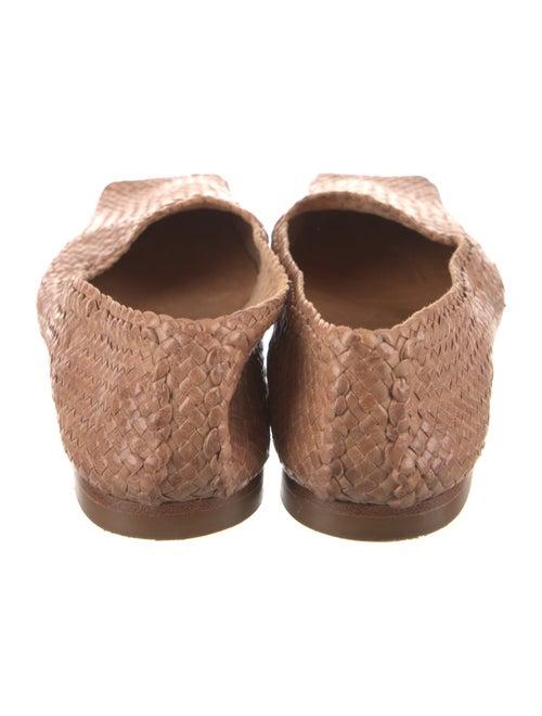 Miista Leather Braided Accents Loafers