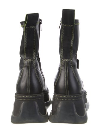 Miista Leather Sock Boots