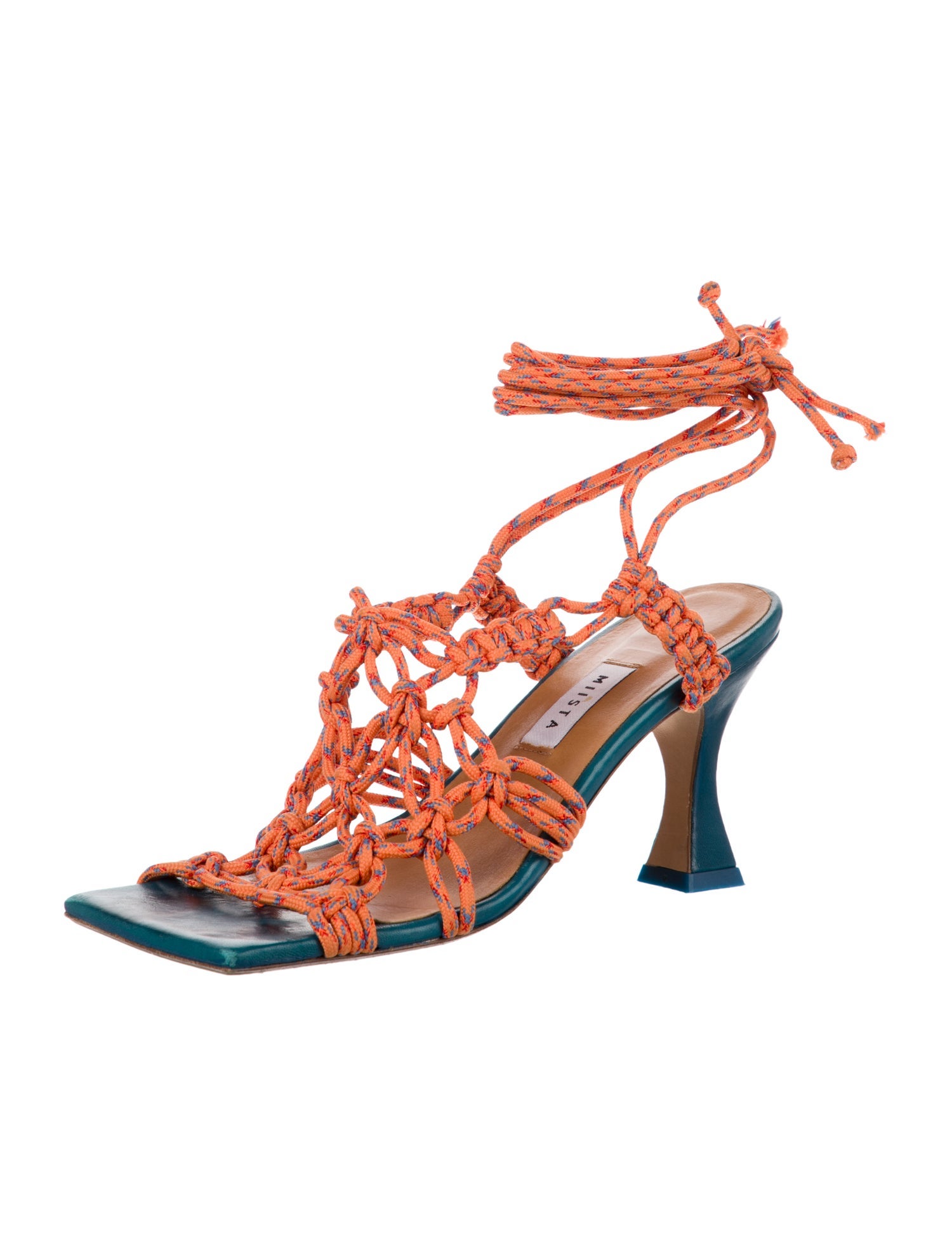 Miista Leather Gladiator Sandals