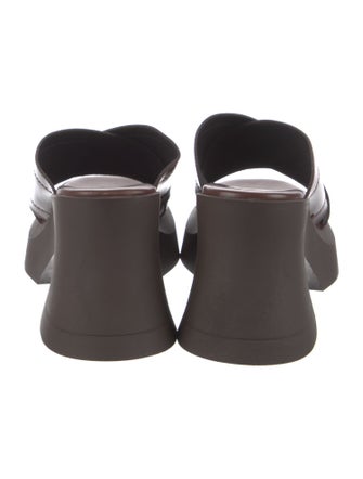 Miista Leather Slides