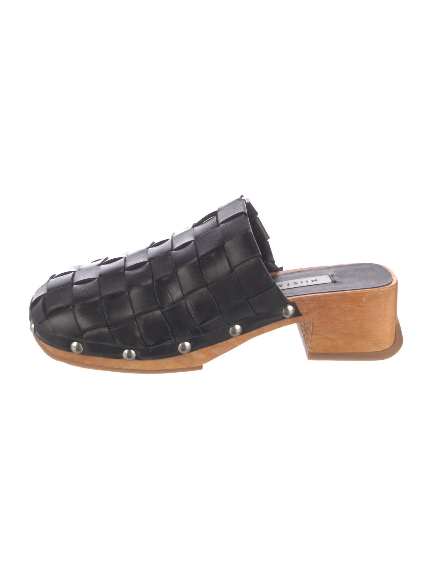 Miista Leather Slides