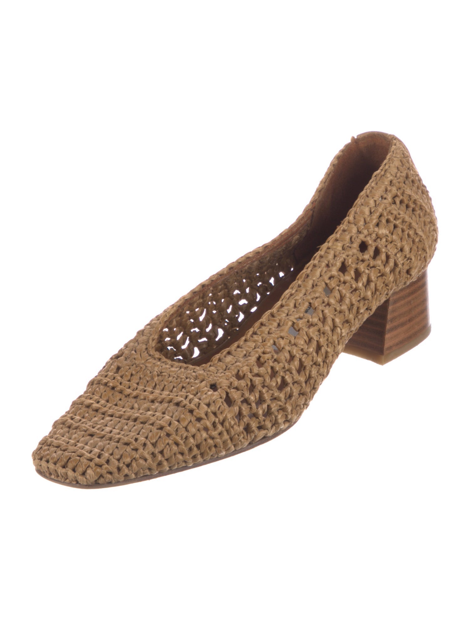 Miista Raffia Pumps