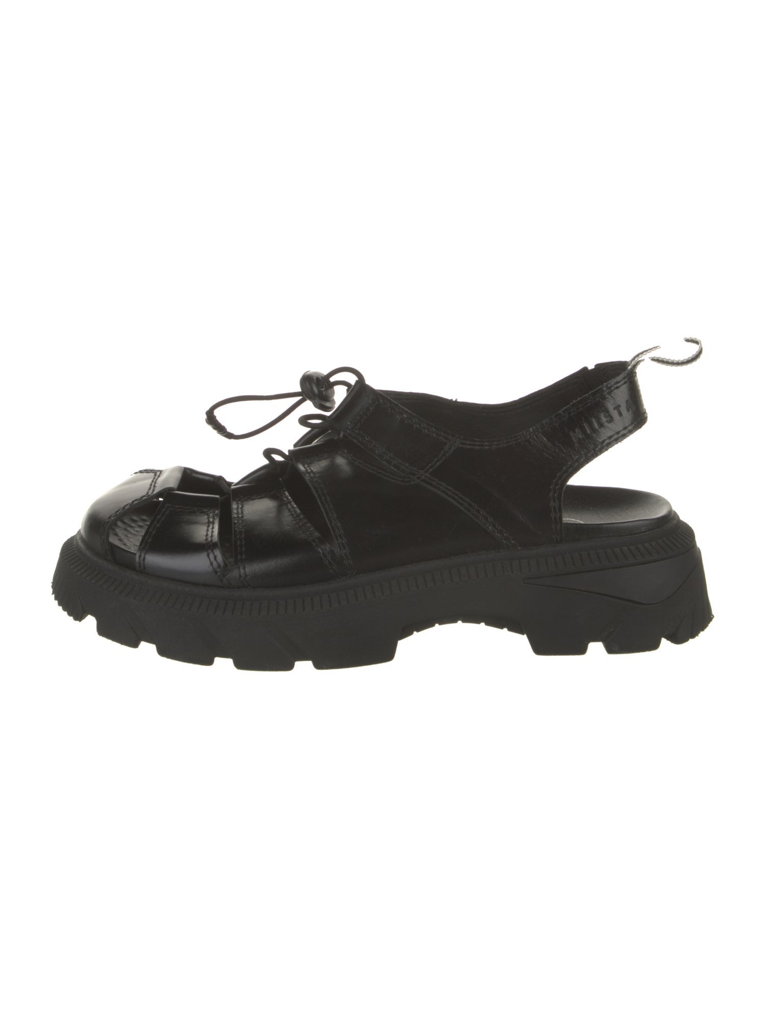 Miista Leather Slingback Sandals