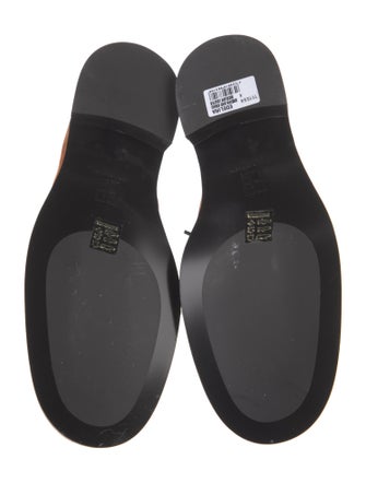 Miista Suede Colorblock Pattern Dress Loafers