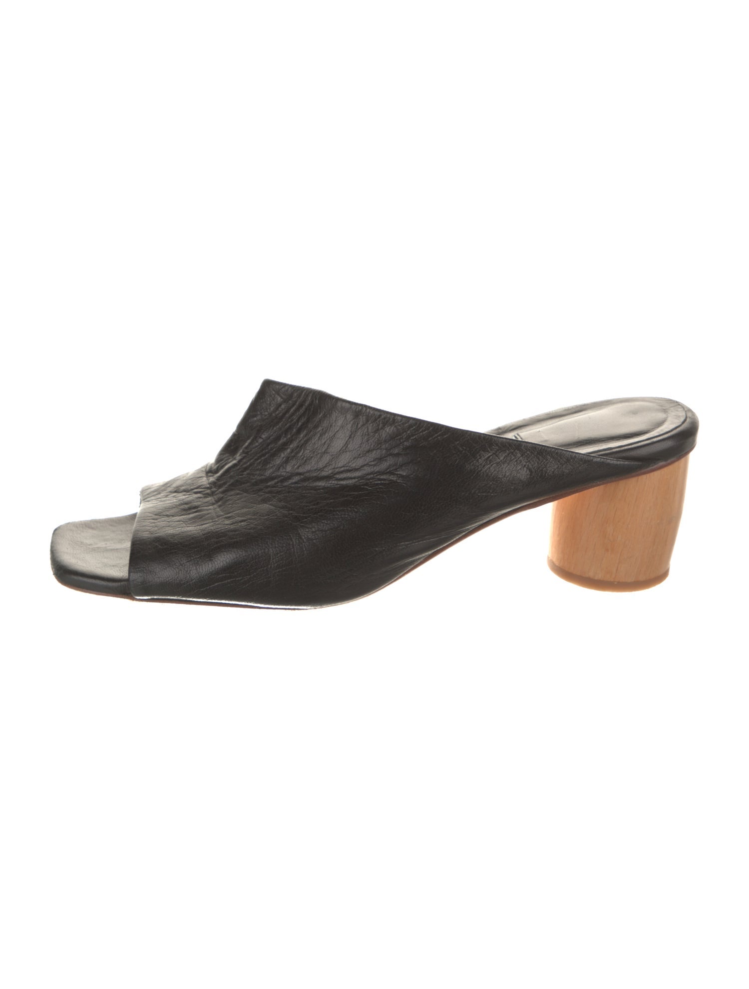 Miista Leather Slides