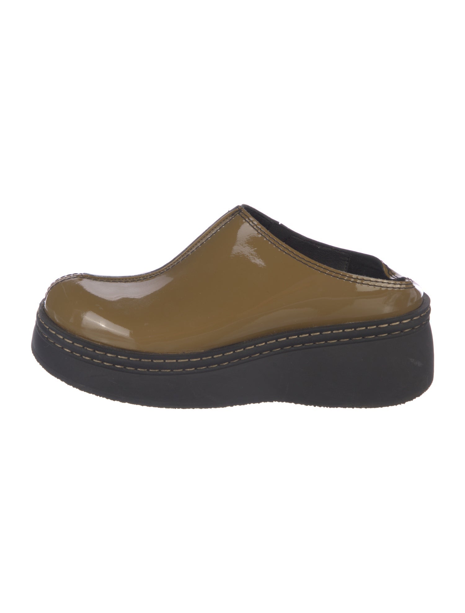 Miista Patent Leather Mules