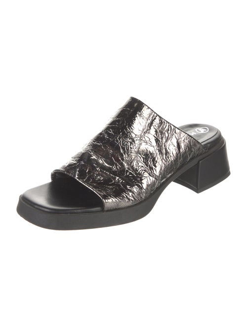 Miista Leather Slides