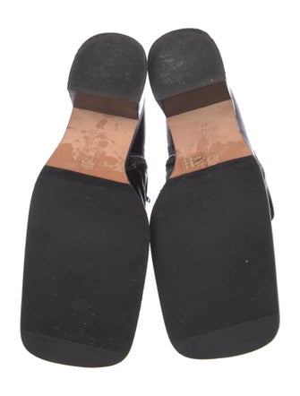 Miista Patent Leather Colorblock Pattern Chelsea Boots