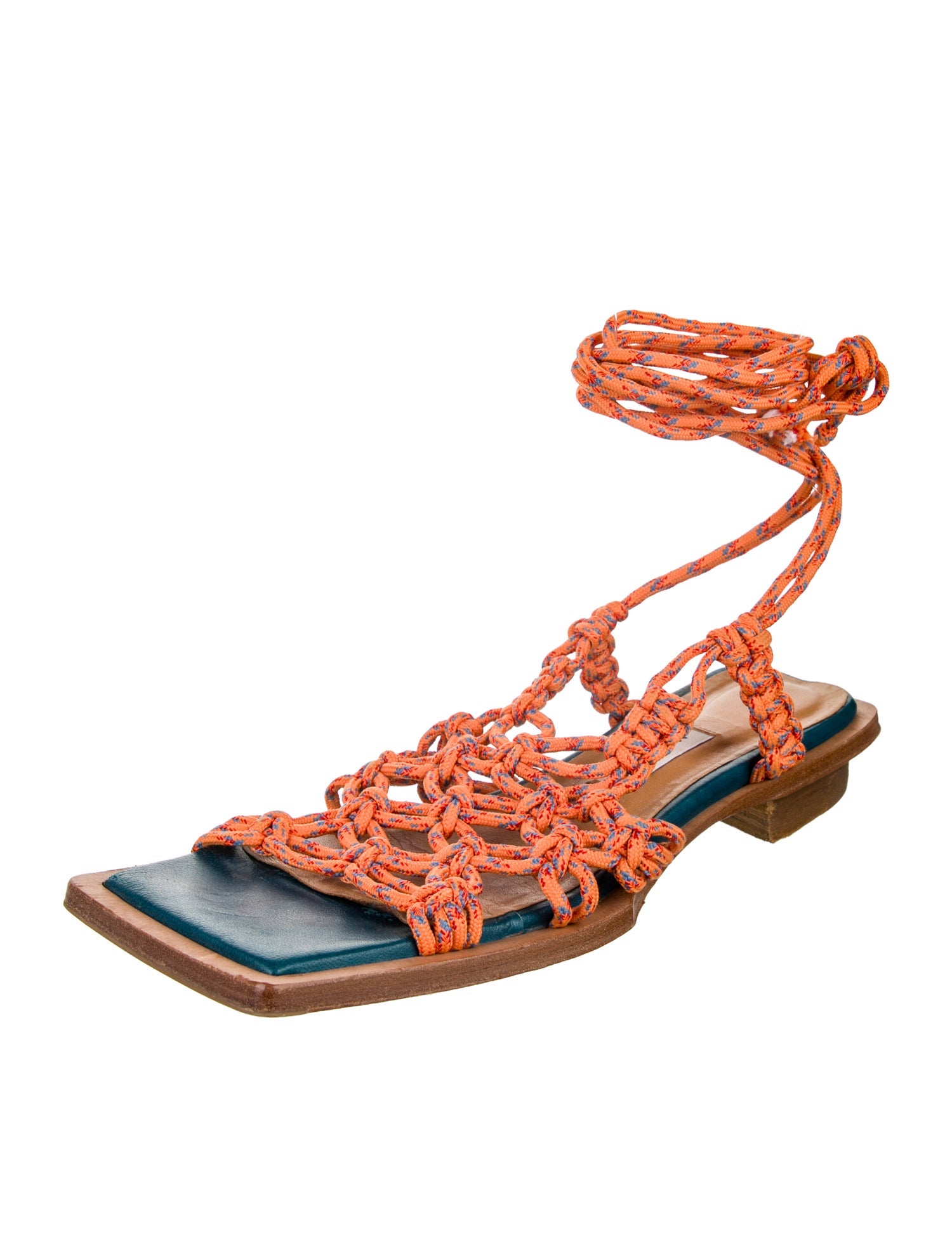 Miista Leather Gladiator Sandals