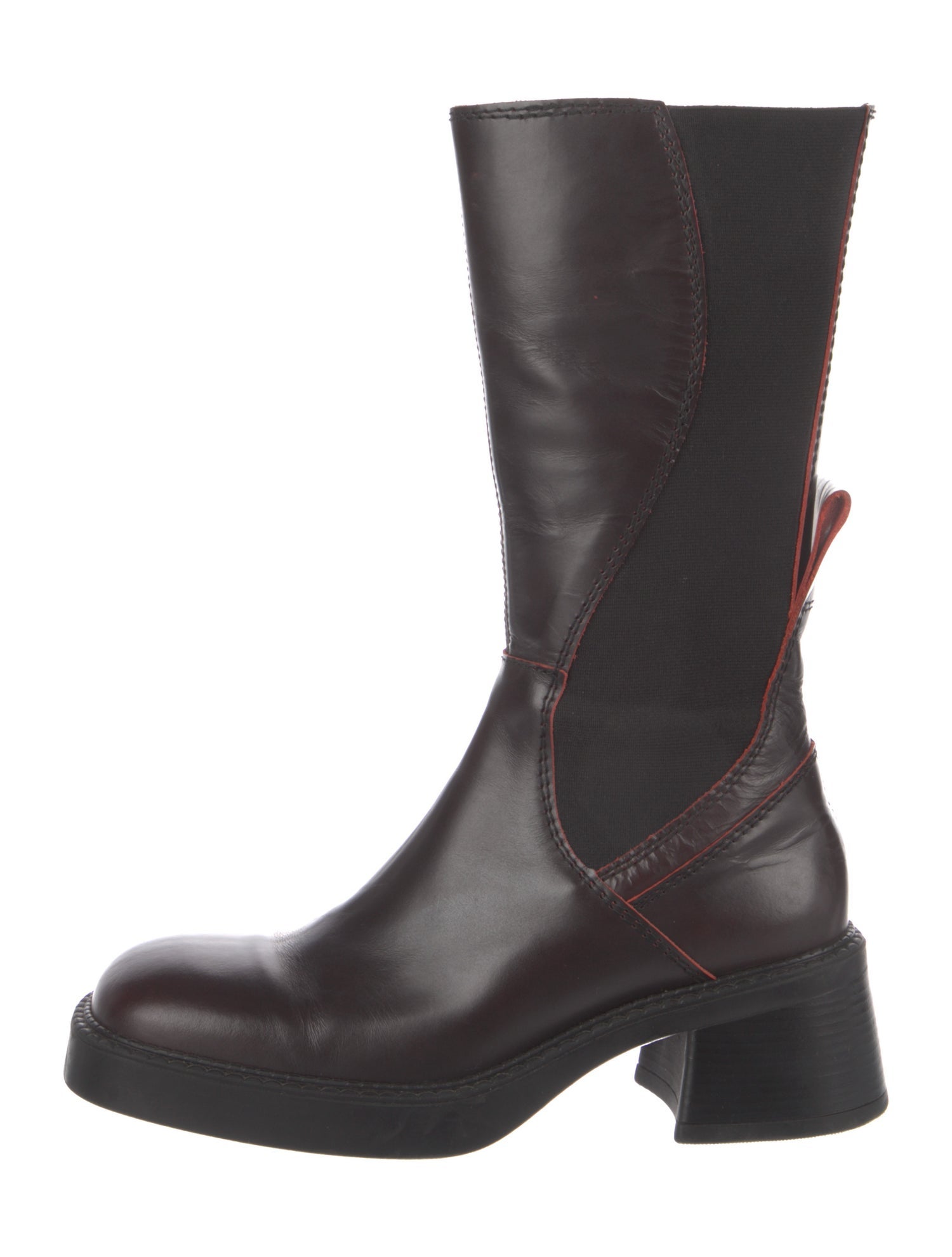 Miista Leather Riding Boots