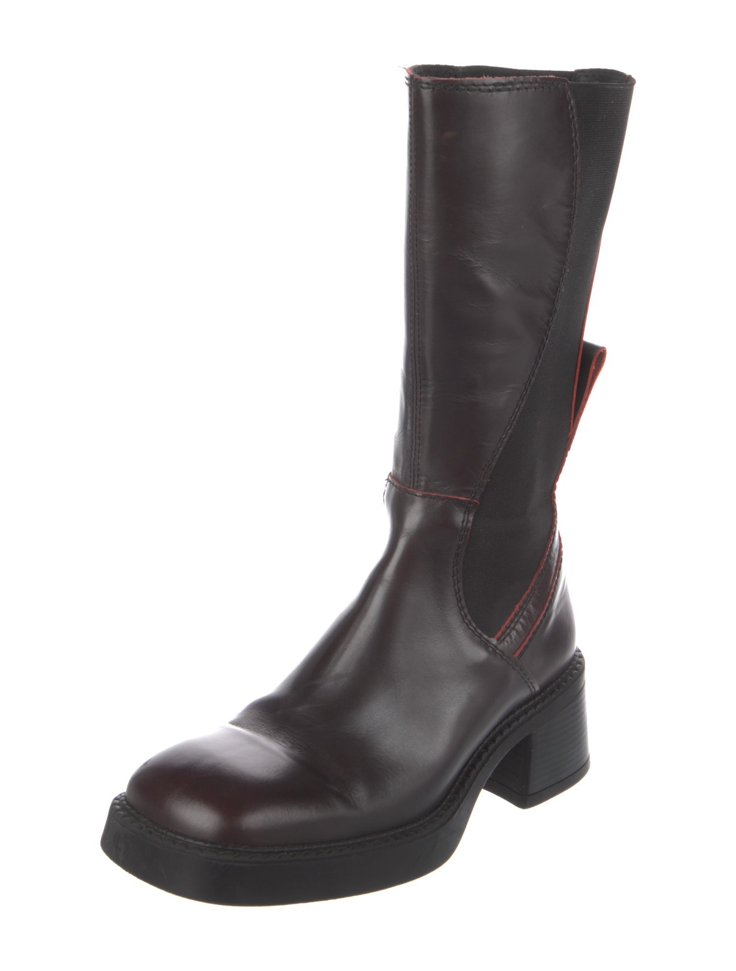 Miista Leather Riding Boots