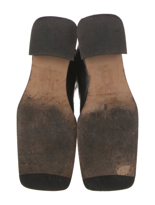 Miista Leather Distressed Accents Riding Boots