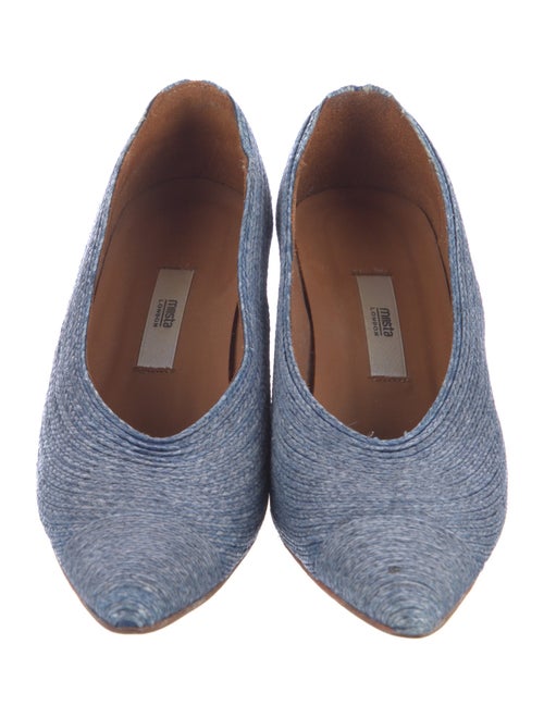 Miista Raffia Pumps