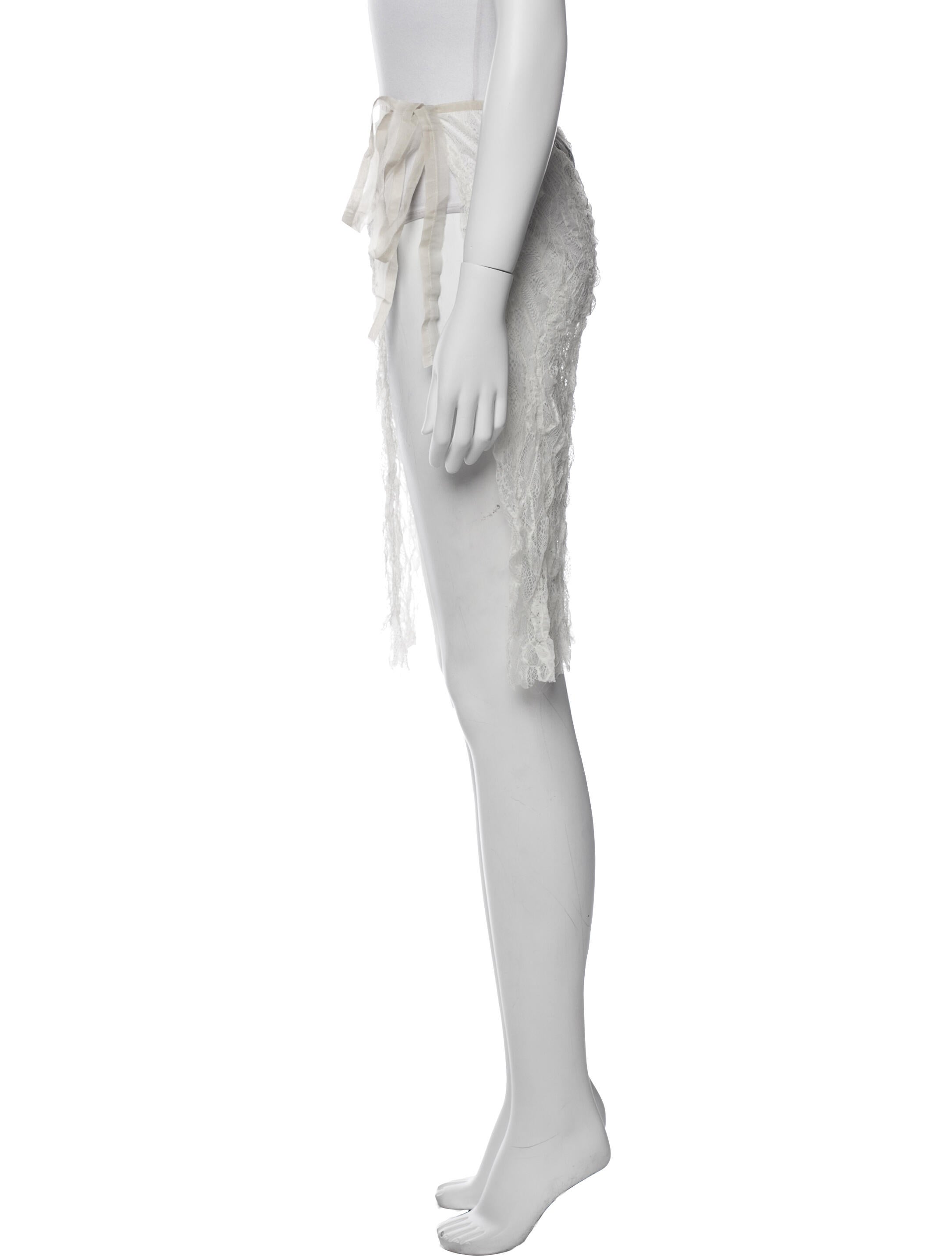 Miista Lace Pattern Lace Trim Embellishment Cover-Up w/ Tags