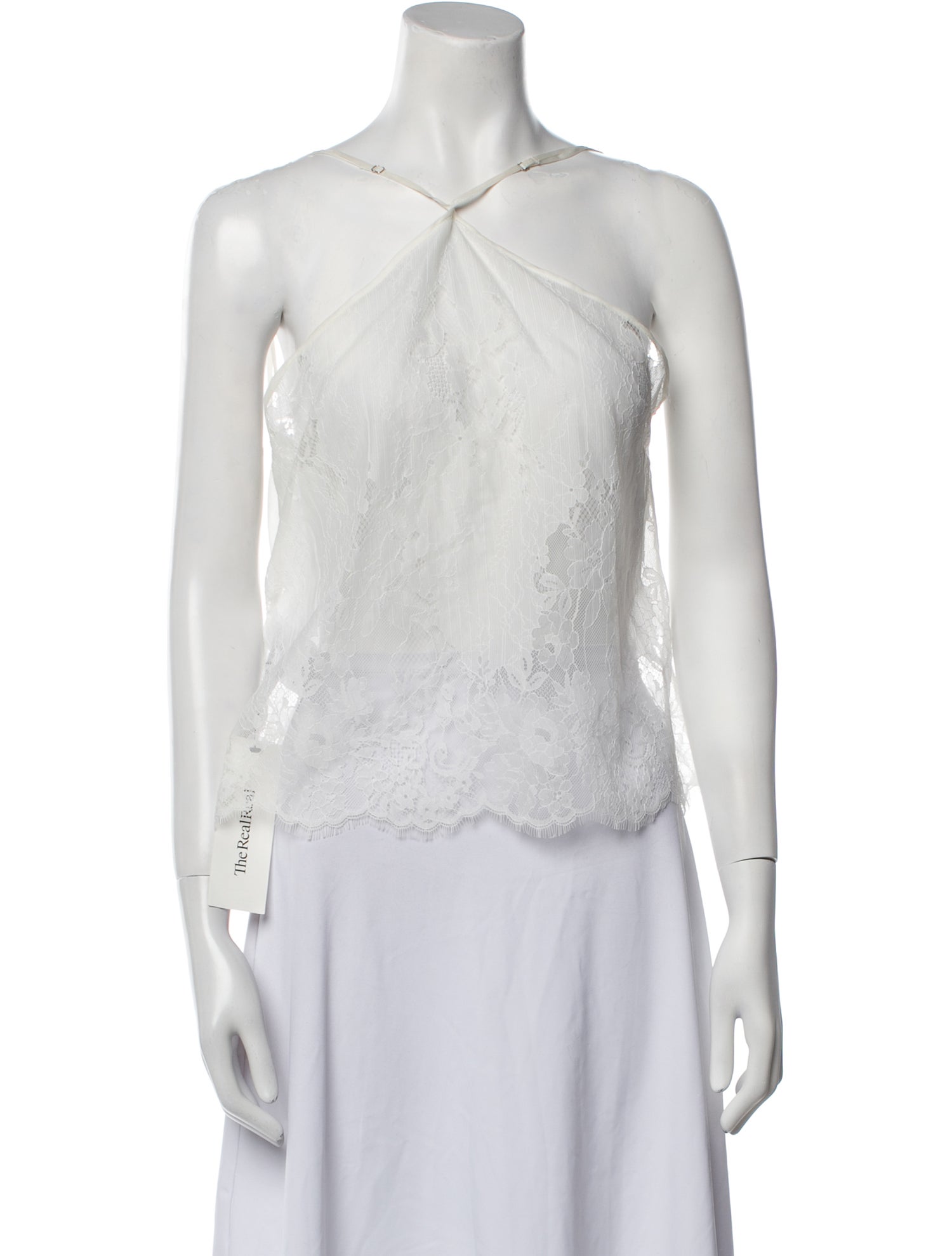 Miista Halterneck Sleeveless Crop Top