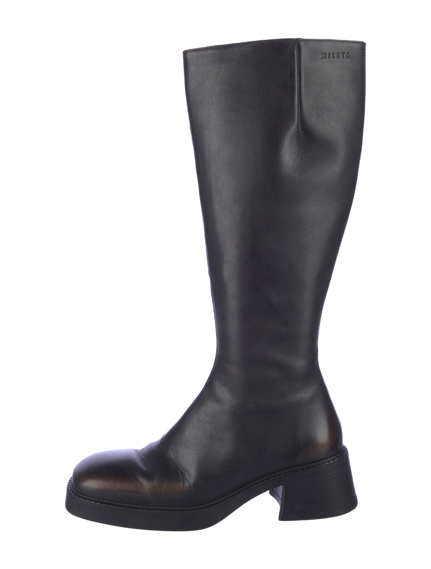 Miista Leather Riding Boots