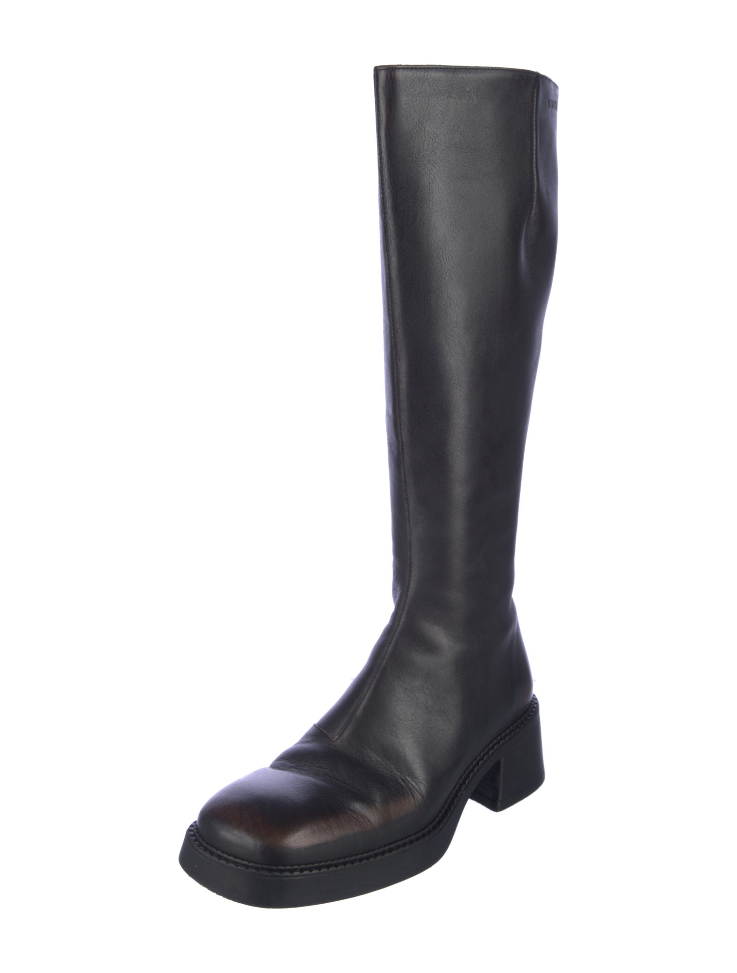 Miista Leather Riding Boots
