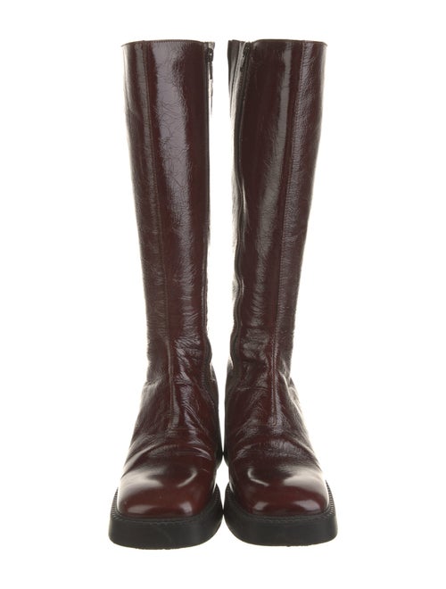 Miista Patent Leather Riding Boots