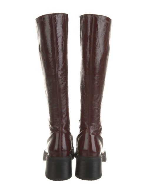 Miista Patent Leather Riding Boots
