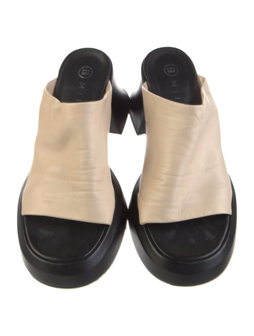 Miista Leather Slides