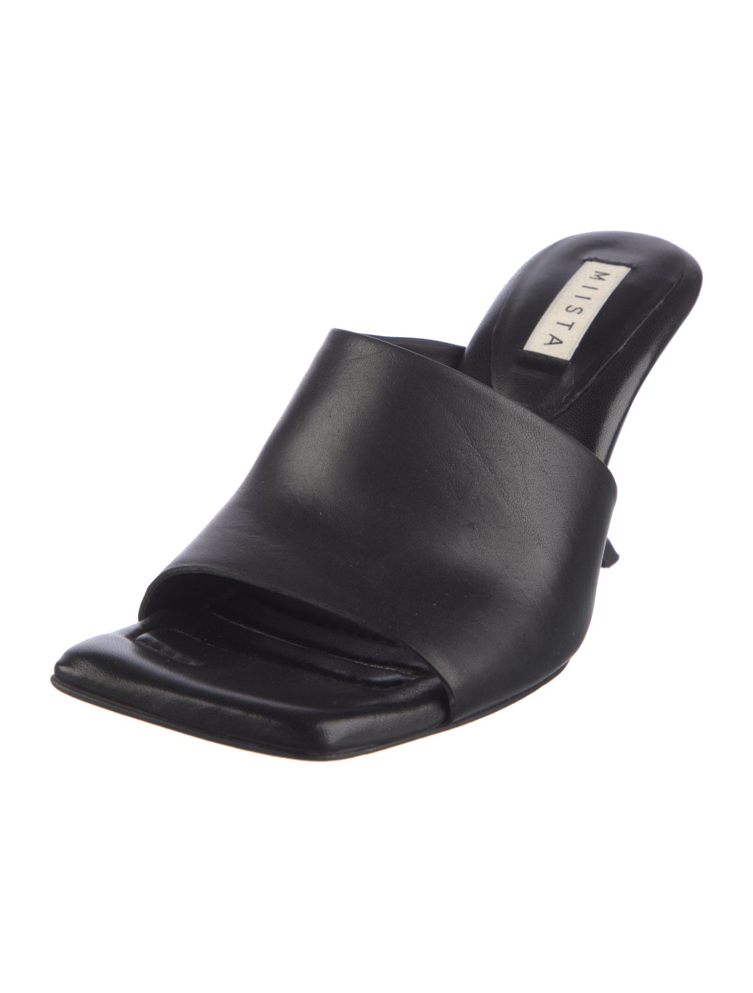 Miista Leather Slides