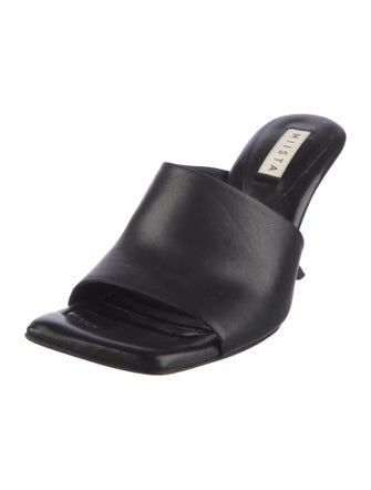 Miista Leather Slides