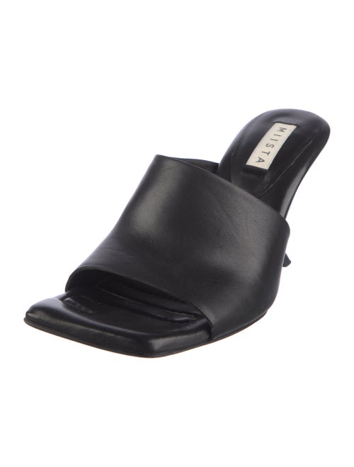 Miista Leather Slides