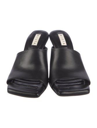 Miista Leather Slides