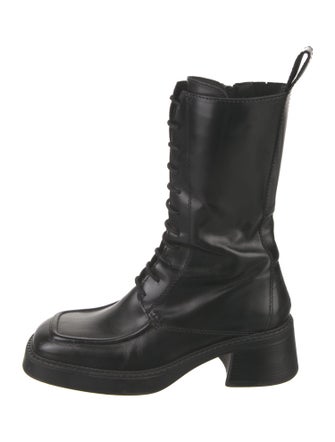 Miista Leather Combat Boots