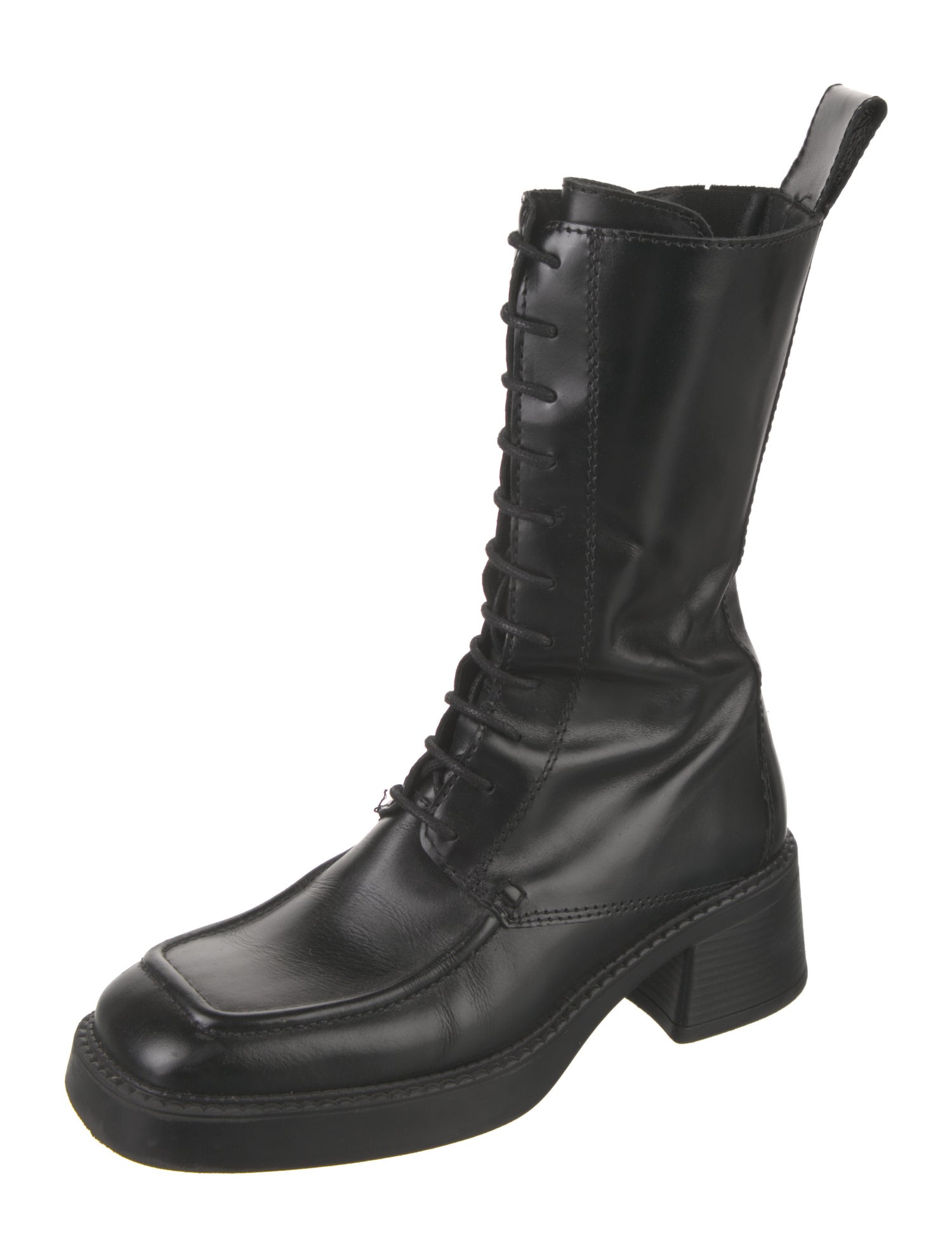 Miista Leather Combat Boots
