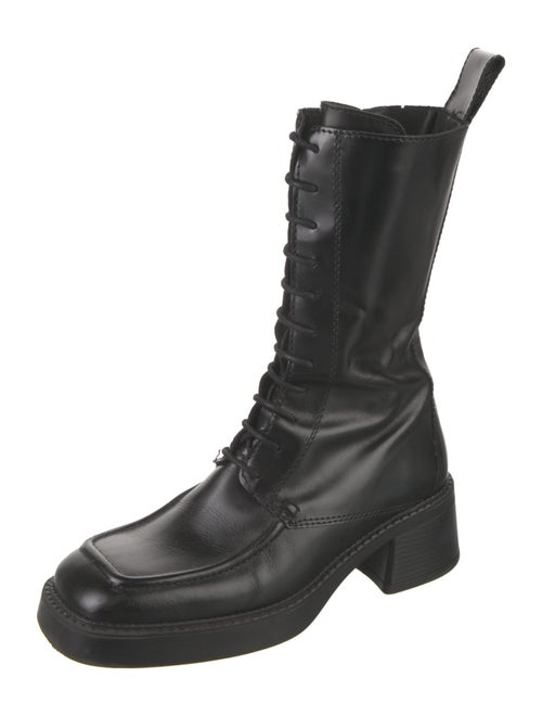 Miista Leather Combat Boots