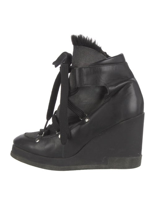 Miista Leather Lace-Up Boots