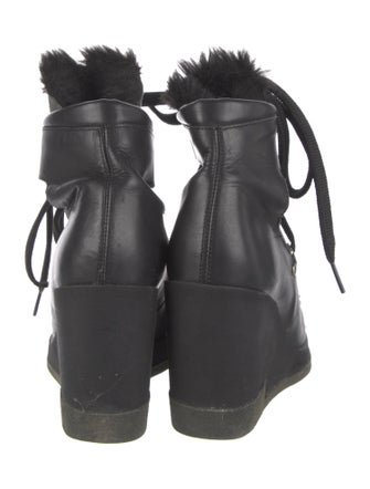 Miista Leather Lace-Up Boots