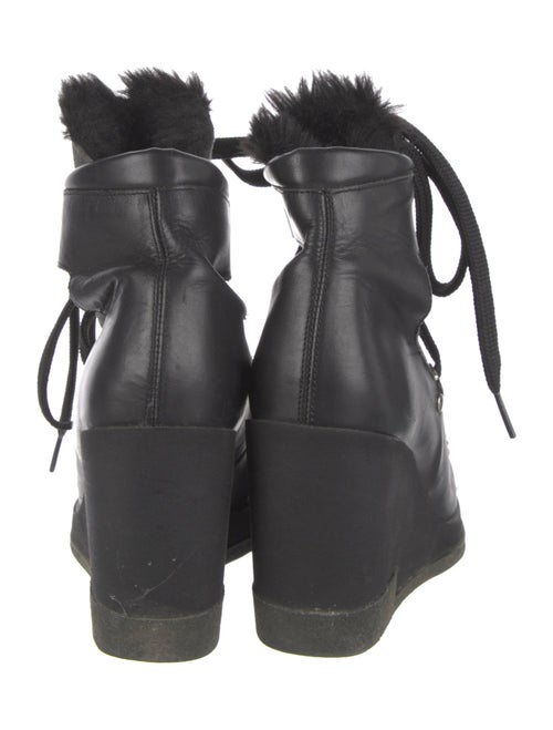 Miista Leather Lace-Up Boots
