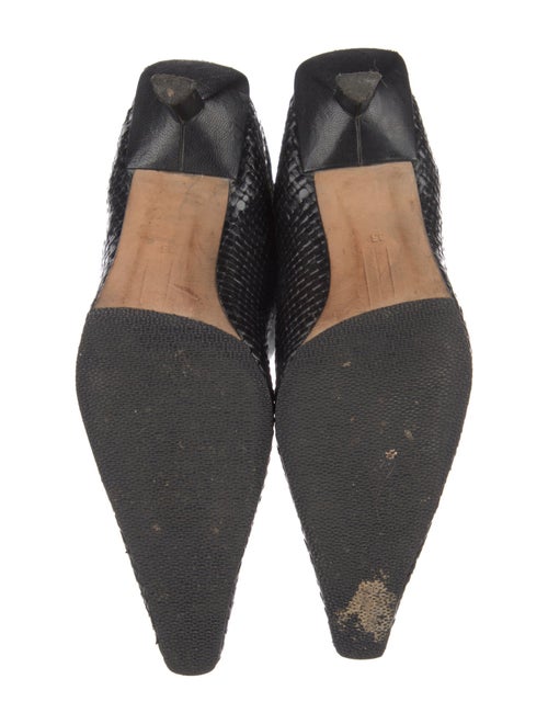 Miista Leather Animal Print Riding Boots