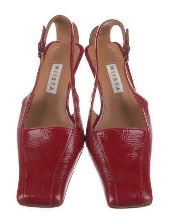 Miista Patent Leather Slingback Pumps