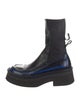 Miista Leather Rain Boots