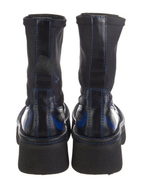 Miista Leather Rain Boots