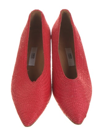 Miista Raffia Pumps