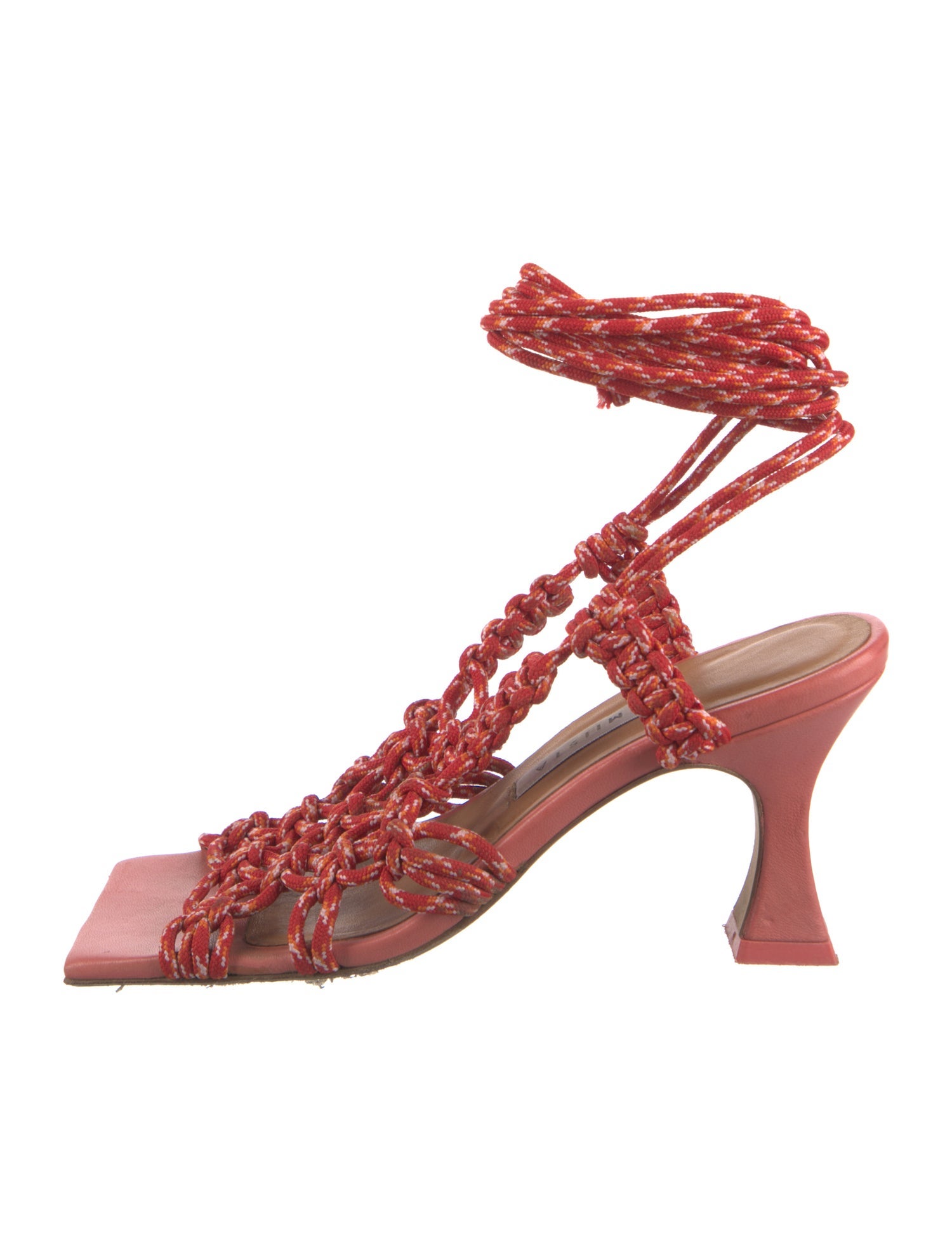 Miista Leather Gladiator Sandals