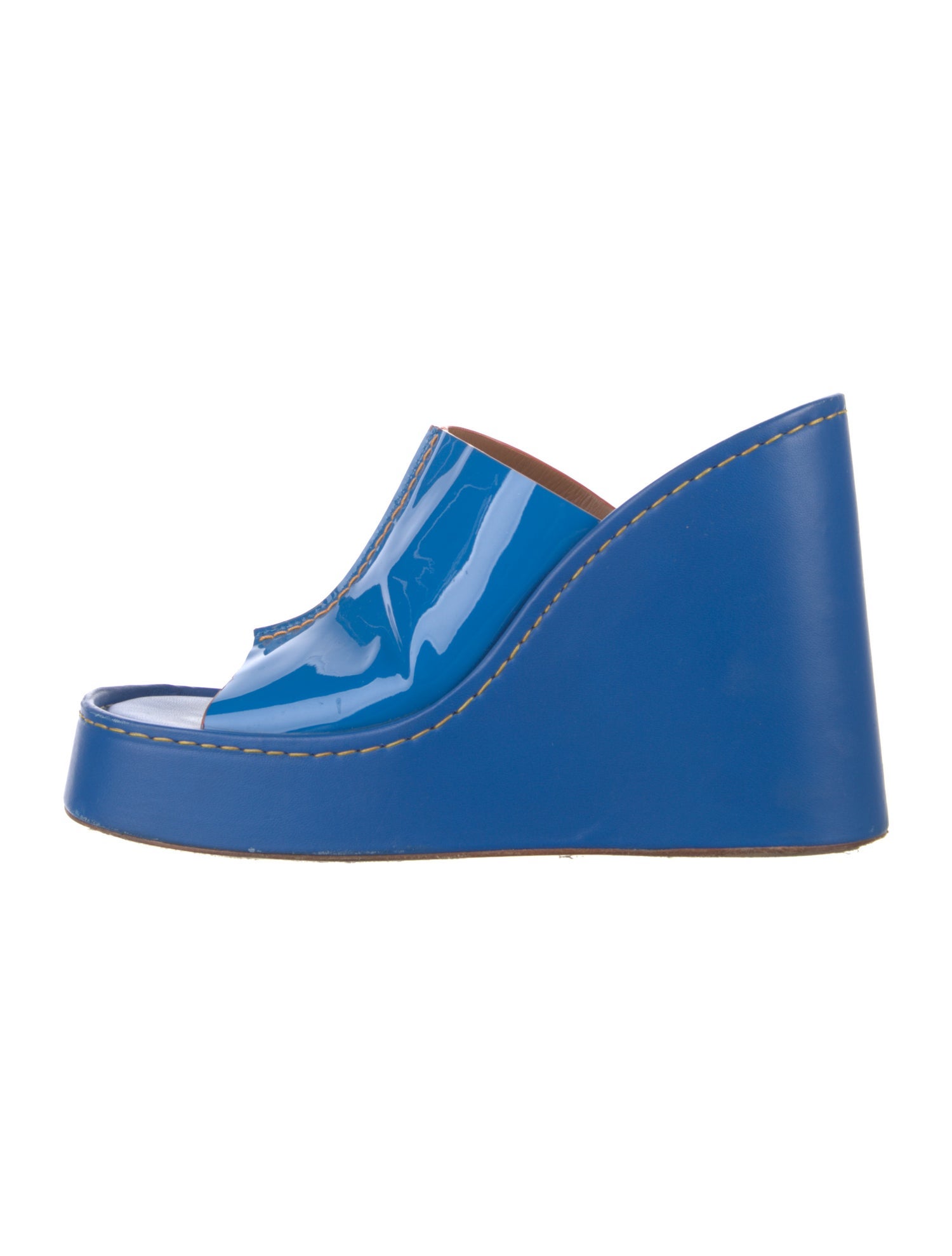 Miista Patent Leather Mules