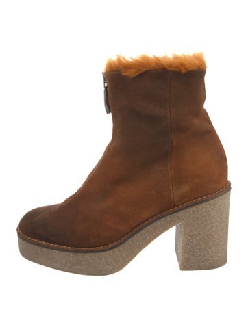 Pre-owned Miista Suede Boots In Brown