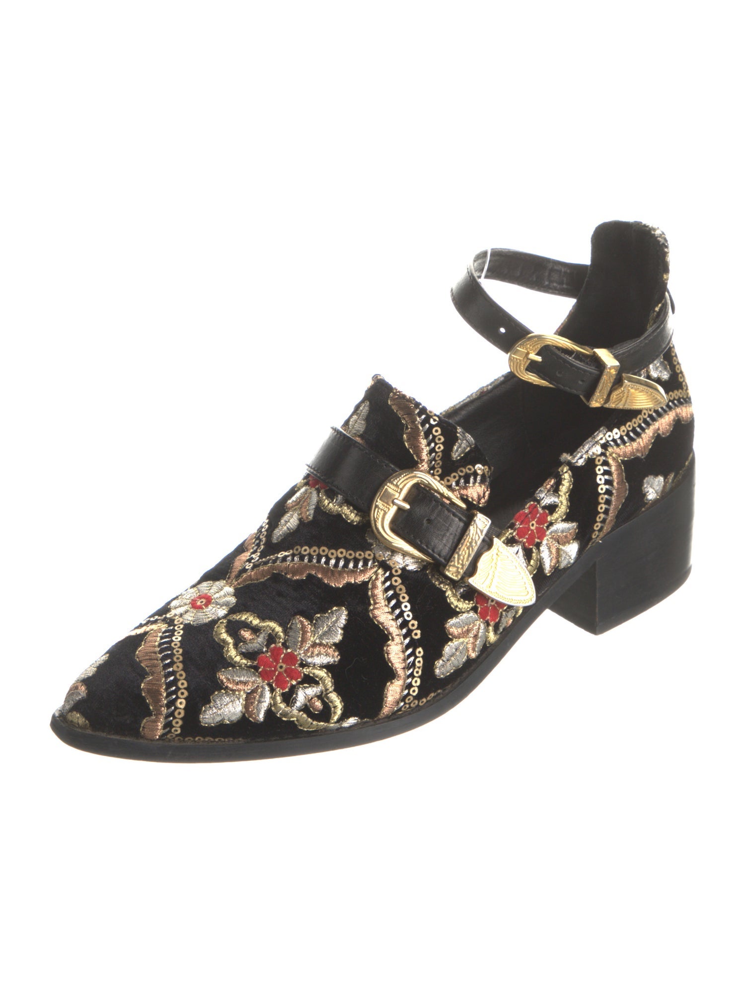 Miista Floral Print Flats