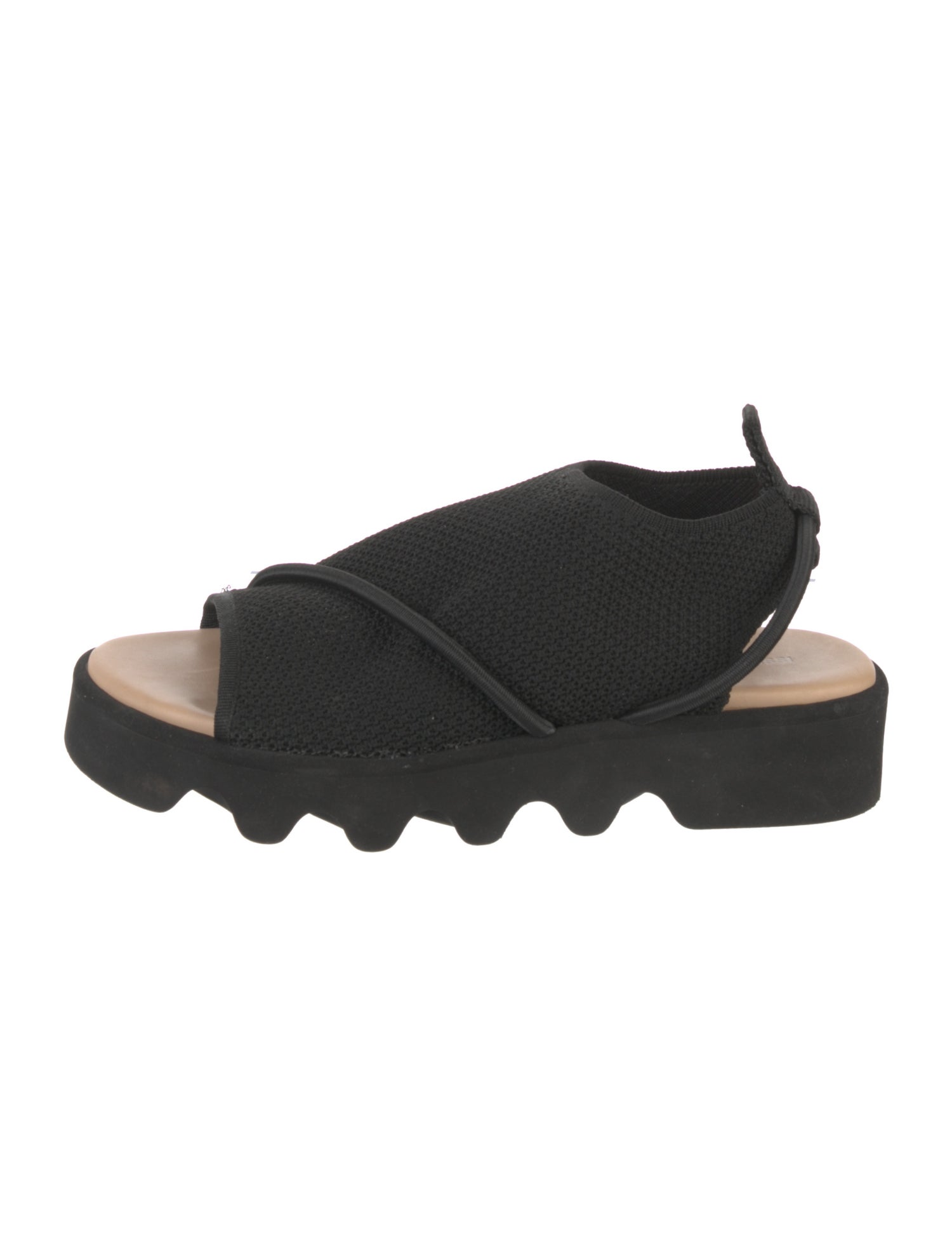 Issey Miyake x United Nude Slingback Sandals - Black Sandals  
