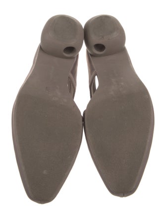 Issey Miyake x United Nude Satin Cutout Accent Loafers