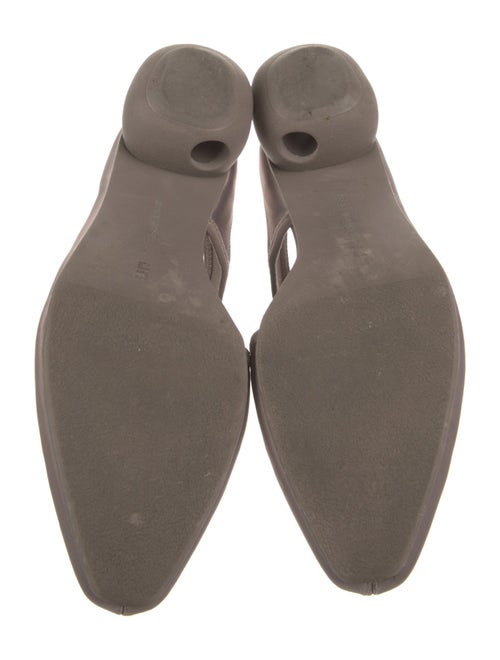 Issey Miyake x United Nude Satin Cutout Accent Loafers