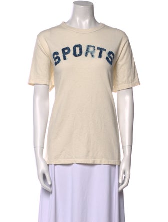 Imogene and Willie x Alpha Industries Graphic Print Crew Neck T-Shirt